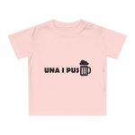Camiseta de bebe - Rosa empolvado - Una i pus Camiseta de bebe - Rosa empolvado - Una i pus
