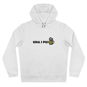 Sudadera con capucha King - Blanco - Camiseta «Una i pus» cervessa