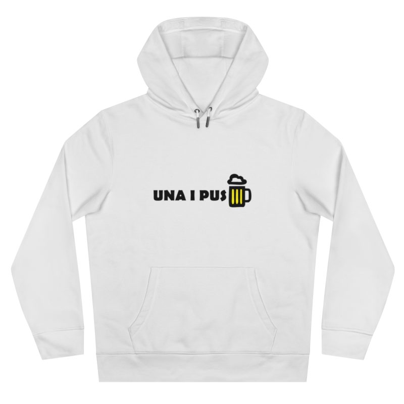 Sudadera con capucha King - Blanco - Camiseta «Una i pus» cervessa Sudadera con capucha King - Blanco - Camiseta «Una i pus» cervessa