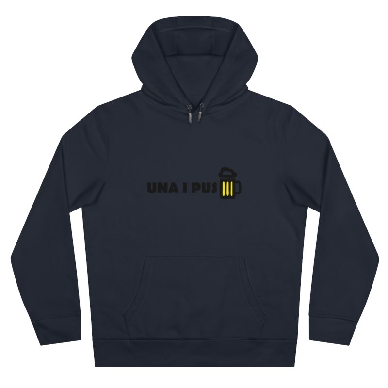 Sudadera con capucha King - Azul marino - Camiseta «Una i pus» cervessa