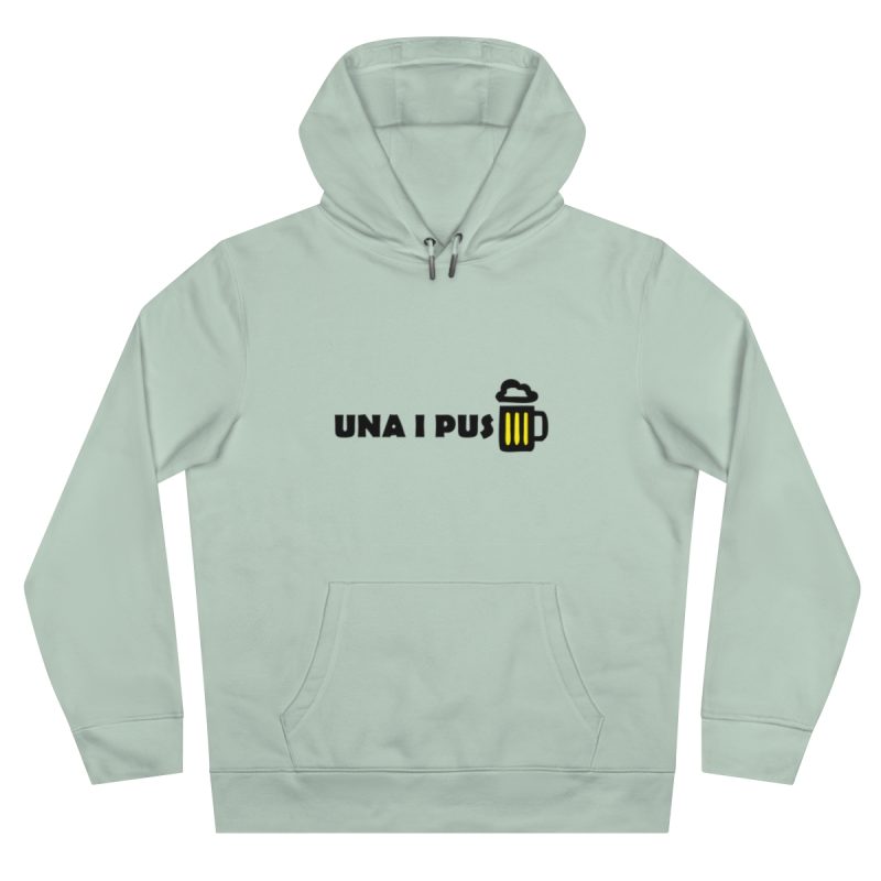 Sudadera con capucha King - Verde agua - Camiseta «Una i pus» cervessa