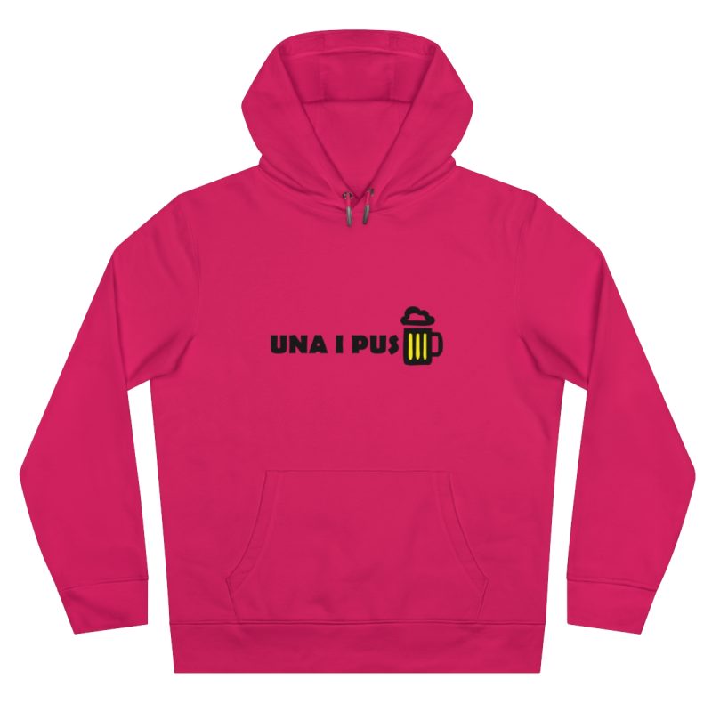 Sudadera con capucha King - Magenta - Camiseta «Una i pus» cervessa