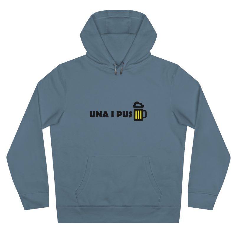 Sudadera con capucha King - Azul nordico - Camiseta «Una i pus» cervessa