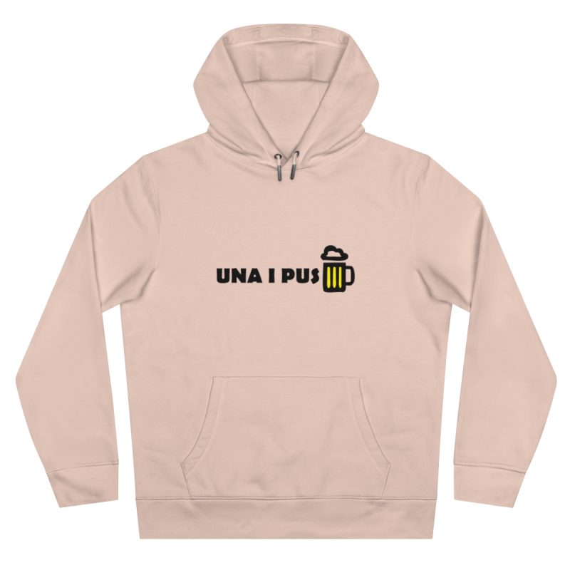 Sudadera con capucha King - Rosa palo - Camiseta «Una i pus» cervessa