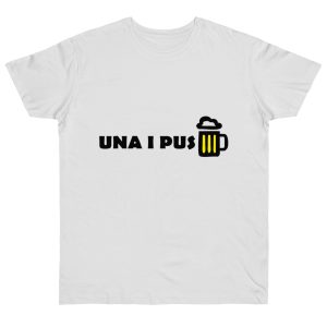 Camiseta punto liso - Blanco - Camiseta «Una i pus» cervessa