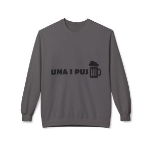 Sudadera Softstyle cuello redondo - Gris marengo - Una i pus