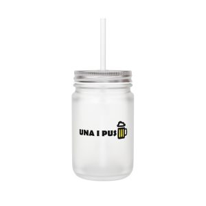 Tarro de cristal - Transparente - Camiseta «Una i pus» cervessa
