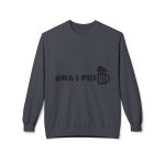 Sudadera Softstyle cuello redondo - Gris jaspeado oscuro - Una i pus Sudadera Softstyle cuello redondo - Gris jaspeado oscuro - Una i pus