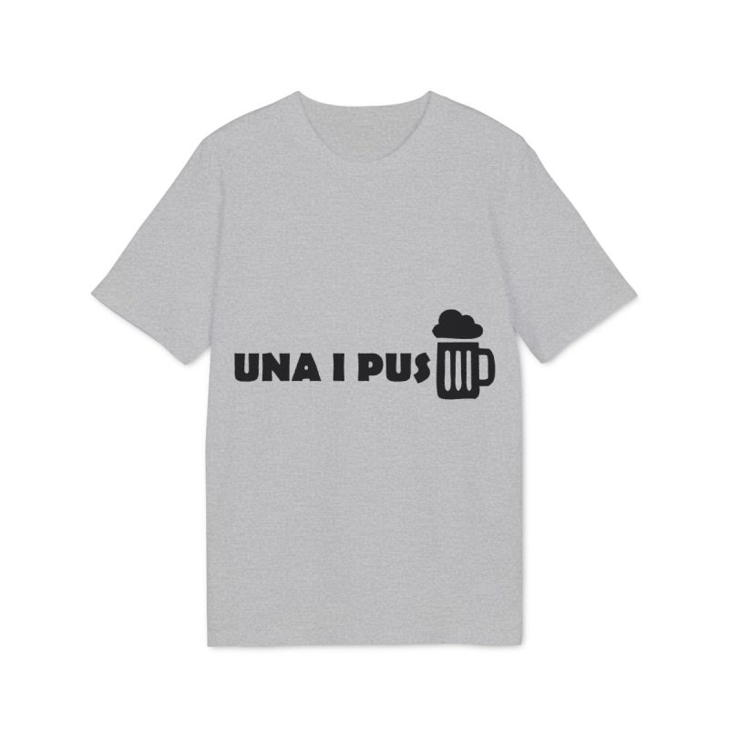 Camiseta Creator 2.0 - Gris jaspeado claro - Una i pus