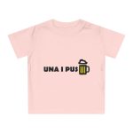 Camiseta de bebe - Rosa empolvado - Camiseta «Una i pus» cervessa Camiseta de bebe - Rosa empolvado - Camiseta «Una i pus» cervessa