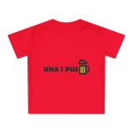 Camiseta de bebe - Rojo - Camiseta «Una i pus» cervessa Camiseta de bebe - Rojo - Camiseta «Una i pus» cervessa
