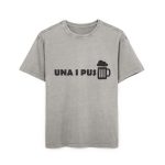 Camiseta oversize lavado acido - Gris asfalto - Una i pus