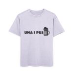 Camiseta oversize lavado acido - Lila suave - Una i pus