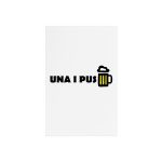 Cartel de metacrilato con soporte - Camiseta «Una i pus» cervessa