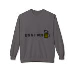 Sudadera Softstyle cuello redondo - Gris marengo - Camiseta «Una i pus» cervessa