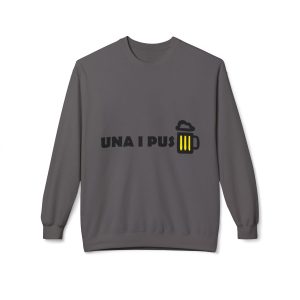 Sudadera Softstyle cuello redondo - Gris marengo - Camiseta «Una i pus» cervessa