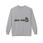 Sudadera Softstyle cuello redondo - Gris deportivo - Camiseta «Una i pus» cervessa