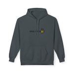 Sudadera Softstyle con capucha - Gris oscuro jaspeado - Camiseta «Una i pus» cervessa