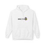 Sudadera Softstyle con capucha - Blanco - Camiseta «Una i pus» cervessa