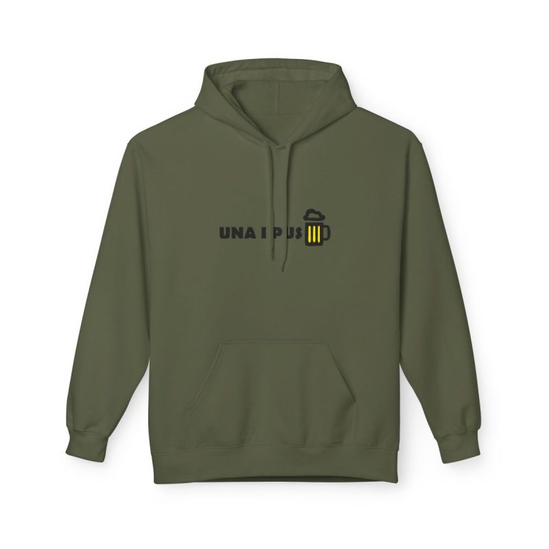 Sudadera Softstyle con capucha - Verde militar - Camiseta «Una i pus» cervessa