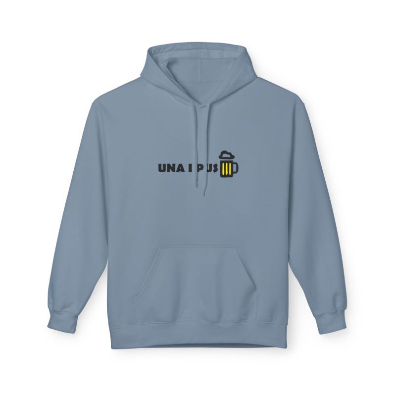 Sudadera Softstyle con capucha - Azul piedra - Camiseta «Una i pus» cervessa