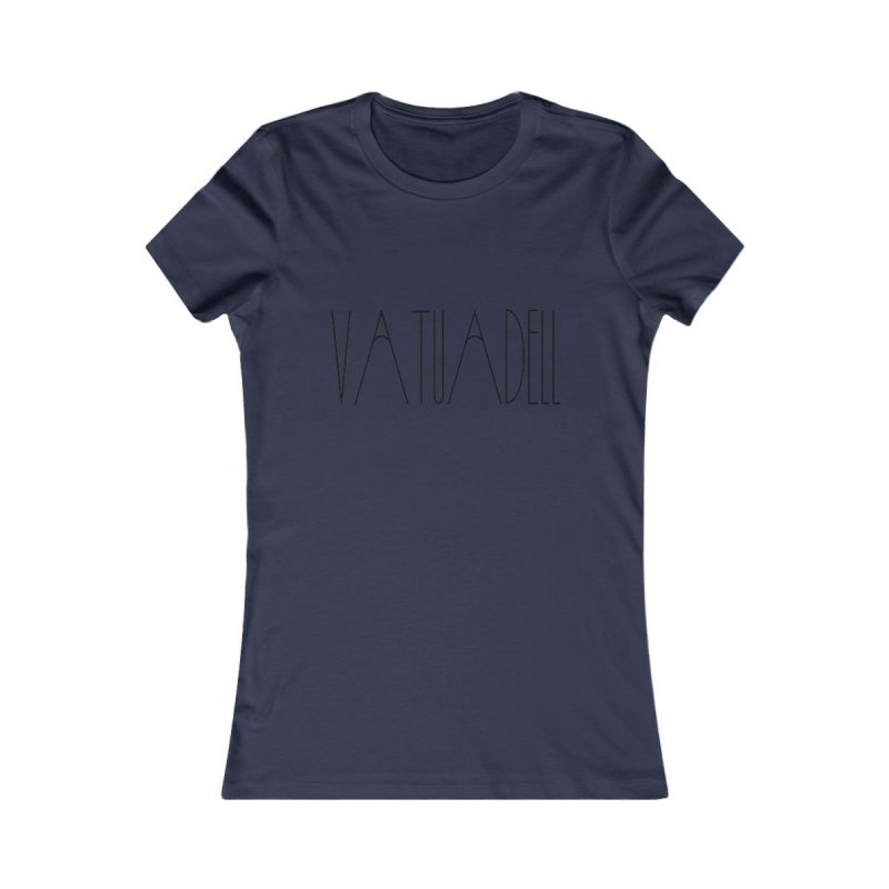 Camiseta mujer Favorite - Azul marino - Camiseta «Vatuadell estirat»