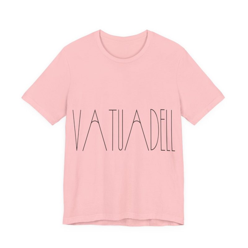 Camiseta jersey manga corta - Rosa - Camiseta «Vatuadell estirat»