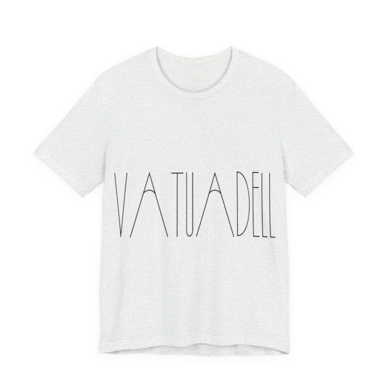 Camiseta jersey manga corta - Gris ceniza - Camiseta «Vatuadell estirat»