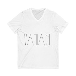 Camiseta cuello de pico - Blanco - Camiseta «Vatuadell estirat»
