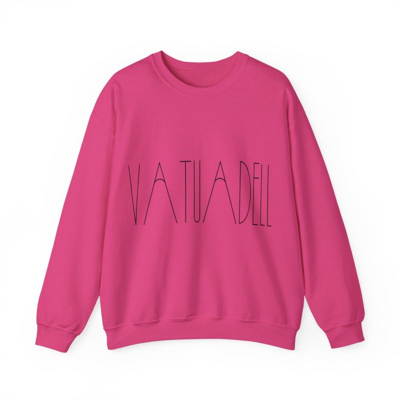 Sudadera cuello redondo - Fucsia intenso - Camiseta «Vatuadell estirat»