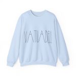 Sudadera cuello redondo - Azul claro - Camiseta «Vatuadell estirat»