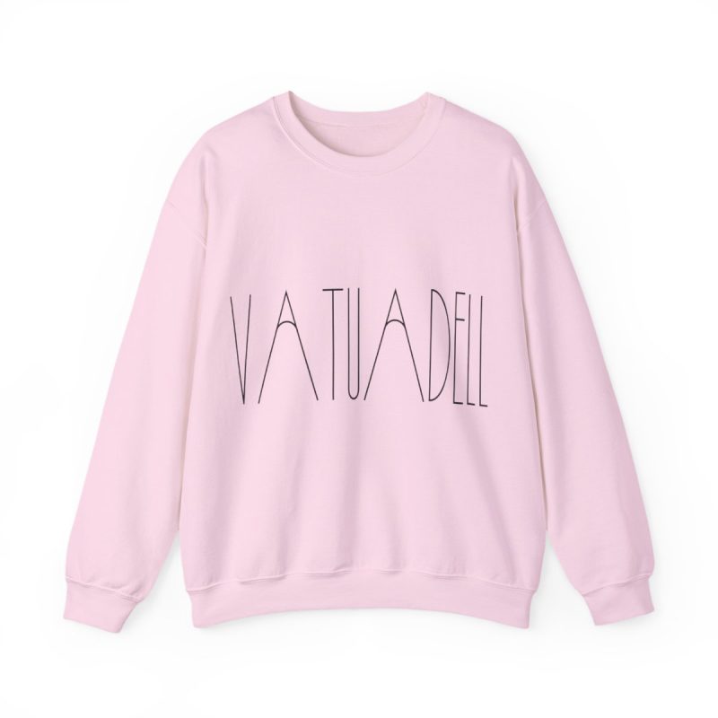 Sudadera cuello redondo - Rosa claro - Camiseta «Vatuadell estirat»