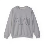 Sudadera cuello redondo - Gris deportivo - Camiseta «Vatuadell estirat»