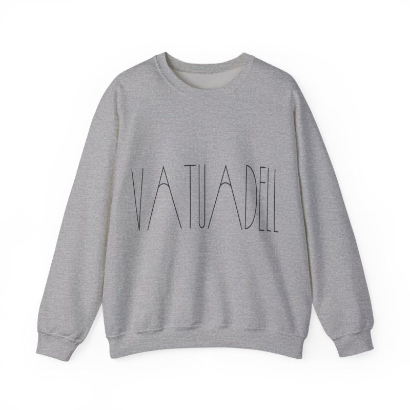 Sudadera cuello redondo - Gris deportivo - Camiseta «Vatuadell estirat»