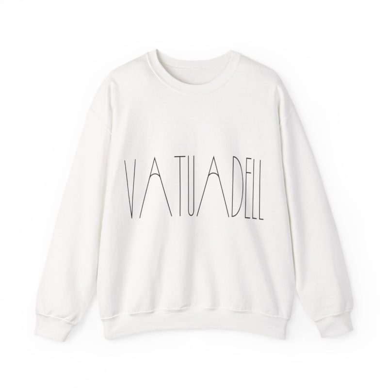 Sudadera cuello redondo - Blanco - Camiseta «Vatuadell estirat»