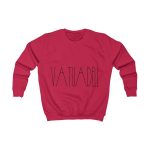 Sudadera infantil - Rojo fuego - Camiseta «Vatuadell estirat»