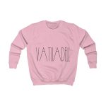 Sudadera infantil - Rosa bebe - Camiseta «Vatuadell estirat»