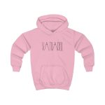 Sudadera con capucha infantil - Rosa bebe - Camiseta «Vatuadell estirat»