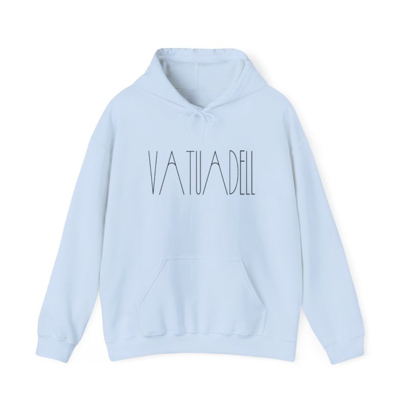 Sudadera con capucha - Azul claro - Camiseta «Vatuadell estirat»
