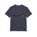 Camiseta oversize gruesa - Azul marino - Camiseta «Una i pus» cervessa Camiseta oversize gruesa - Azul marino - Camiseta «Una i pus» cervessa