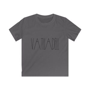 Camiseta infantil Softstyle - Gris marengo - Camiseta «Vatuadell estirat»