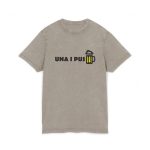 Camiseta lavado acido cuello redondo - Caqui oscuro - Camiseta «Una i pus» cervessa Camiseta lavado acido cuello redondo - Caqui oscuro - Camiseta «Una i pus» cervessa