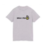 Camiseta lavado acido cuello redondo - Lila suave - Camiseta «Una i pus» cervessa Camiseta lavado acido cuello redondo - Lila suave - Camiseta «Una i pus» cervessa