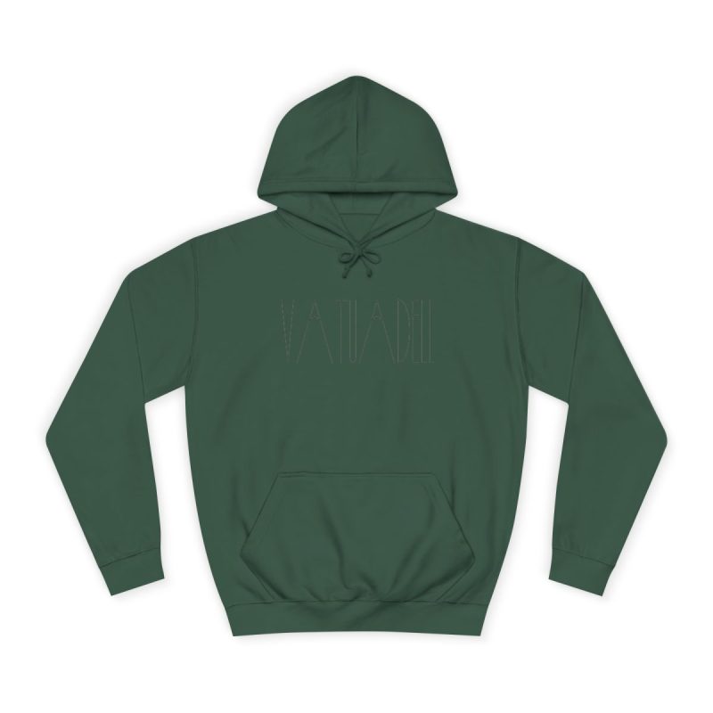 Sudadera universitaria - Verde botella - Camiseta «Vatuadell estirat»