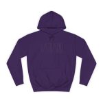 Sudadera universitaria - Morado - Camiseta «Vatuadell estirat»