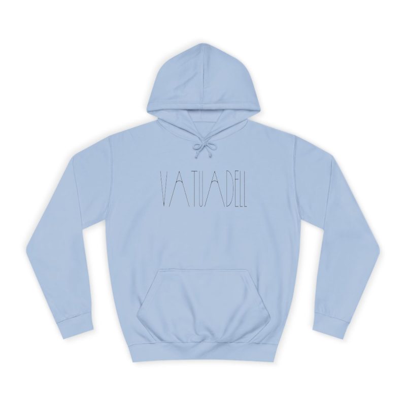 Sudadera universitaria - Azul cielo - Camiseta «Vatuadell estirat»