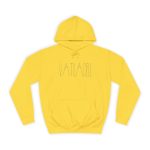 Sudadera universitaria - Amarillo sol - Camiseta «Vatuadell estirat»