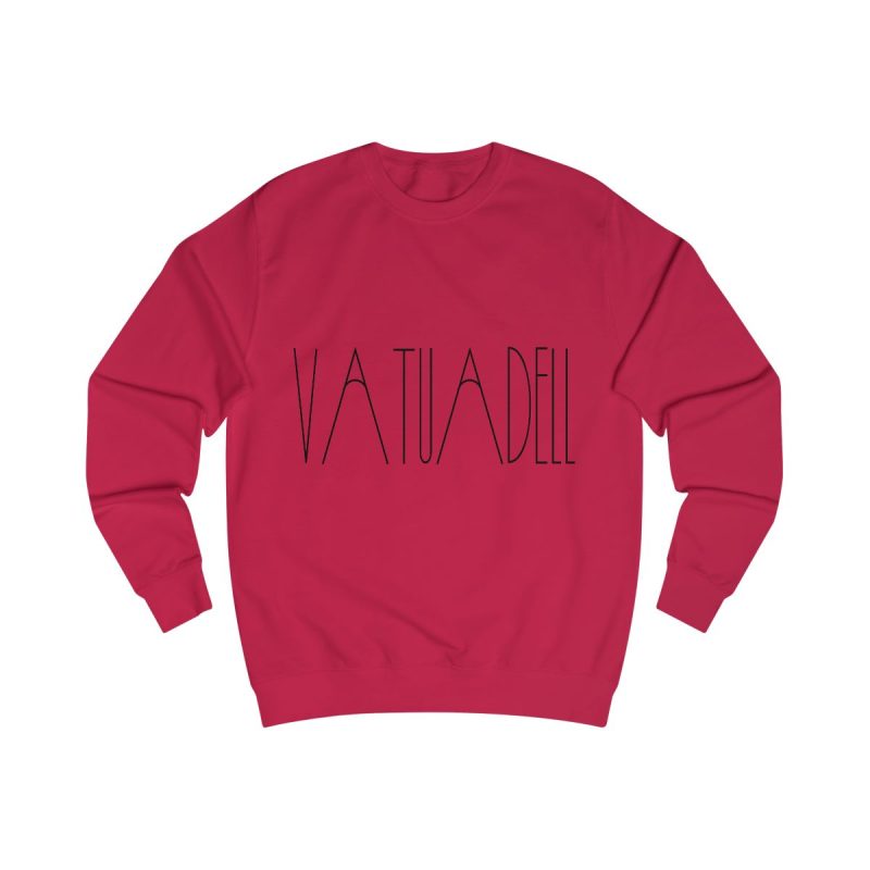 Sudadera clasica - Rojo fuego - Camiseta «Vatuadell estirat»