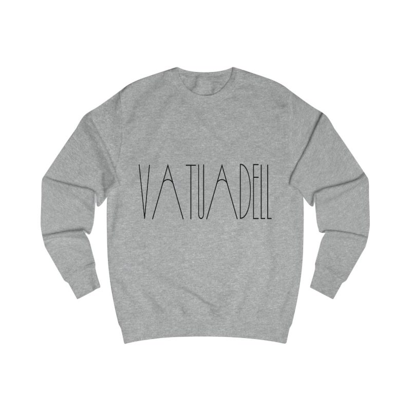 Sudadera clasica - Gris jaspeado claro - Camiseta «Vatuadell estirat»