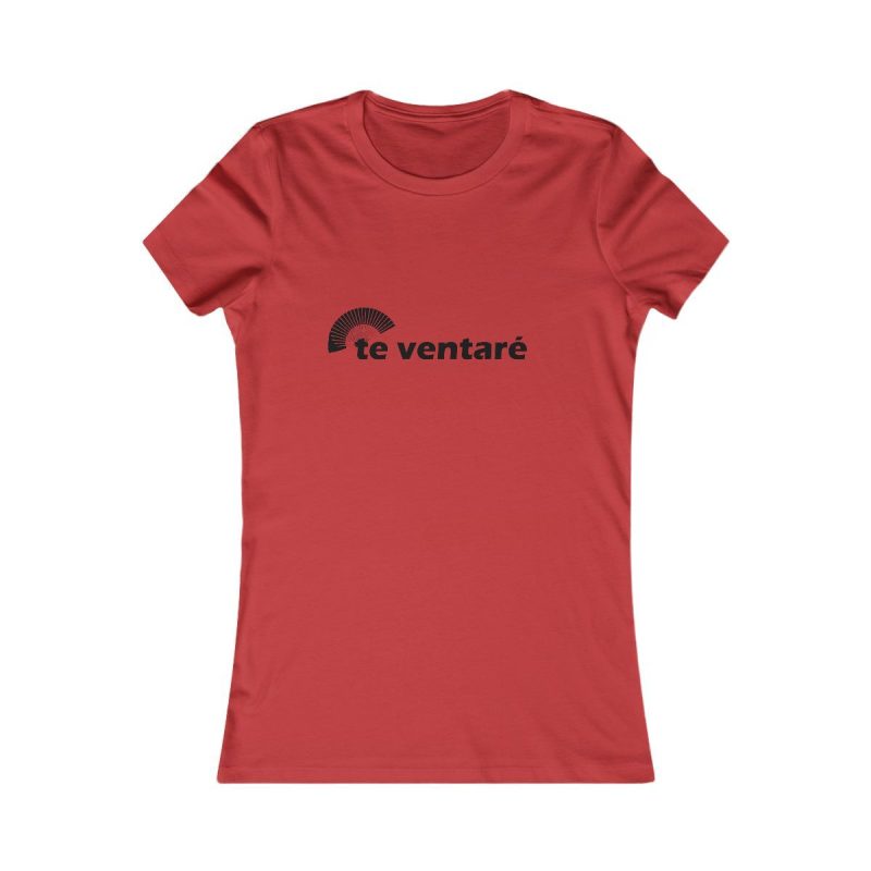 Camiseta mujer Favorite - Rojo - Camiseta «Te ventaré, ventall»
